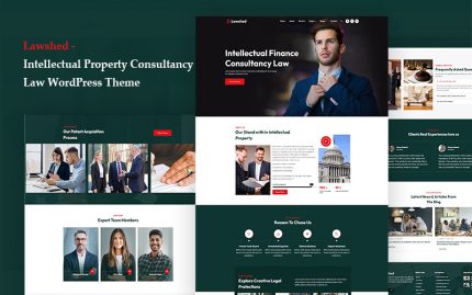Lawshed - Avukat Temaları, Fikri Mülkiyet Danışmanlığı Hukuku WordPress Teması