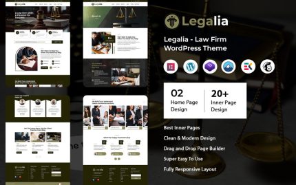Legalia - Hukuk Bürosu WordPress Teması