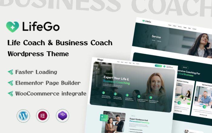 Lifego - Yaşam ve İş Koçu WordPress Teması