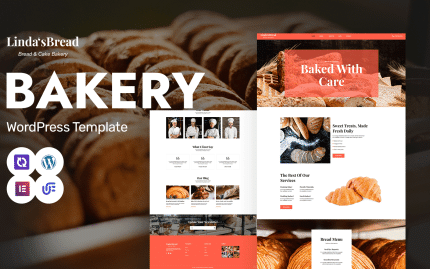 Linda's Bread - Fırın ve Organik Ekmek WordPress Elementor Teması