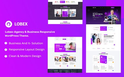 Lobex - Ajans ve İşletmelere Mobil Uyumlu WordPress Teması