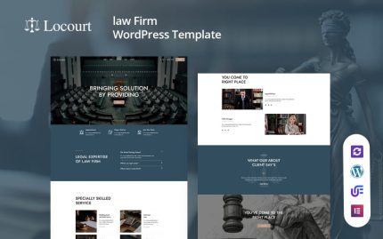 Locourt - Avukat ve Avukat WordPress Teması
