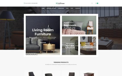 Lofttrum - Mobilya Online Mağaza Elementor WooCommerce Teması