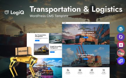 LogiQ - Taşımacılık ve Lojistik WordPress Teması
