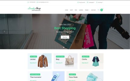 LovelyShop - Modern WooCommerce WordPress Teması