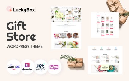 LuckyBox - Hediye Dükkanı Elementor WooCommerce Teması