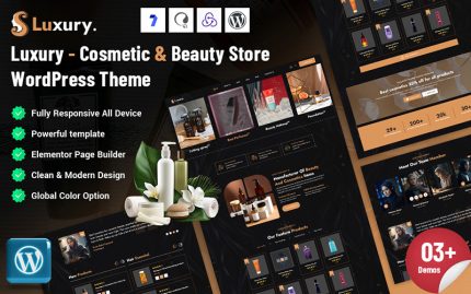 Lüks - Kozmetik ve Güzellik Mağazası WordPress Teması