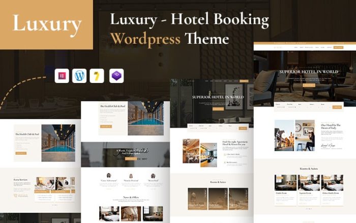 Lüks - Lüks, Tatil Köyü ve Otel Rezervasyonu WordPress Teması.