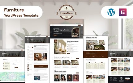 LumeFurn – Modern ve Minimalist Mobilya WordPress Teması