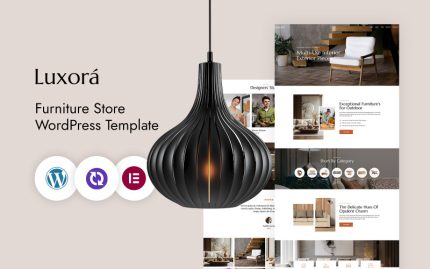 Luxora – Mobilya Ve İç Tasarım CMS Elementor Teması
