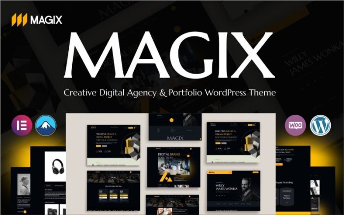 Magix – Yaratıcı Dijital Ajans ve Portföy WordPress Teması