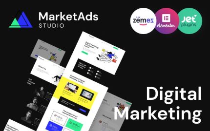 MarketAds - Modern Dijital Pazarlama Temalarından Biri WordPress Teması