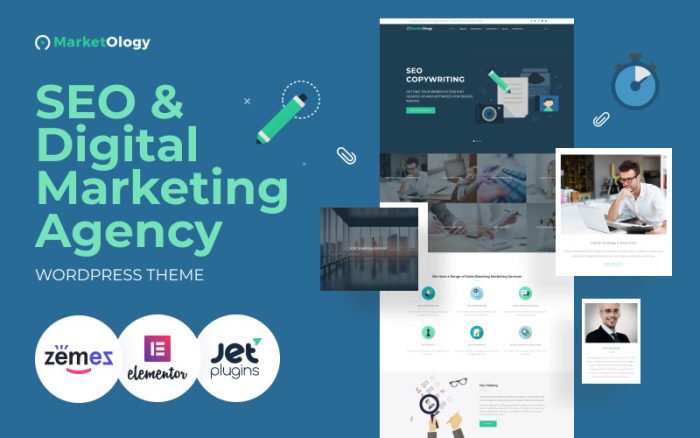MarketOlogy - Mobil Uyumlu SEO ve Pazarlama Ajansı WordPress Teması