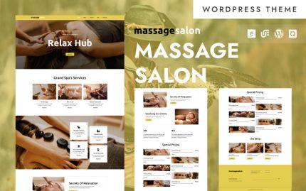 Masaj Salonu - Güzellik & Masaj Salonu WordPress Elementor Teması