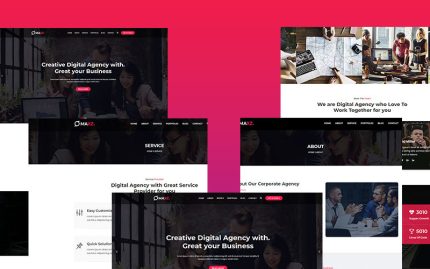 Maxz - Kurumsal Mobil Uyumlu WordPress Teması