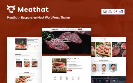 MeatHat - Mobil Uyumlu Et WordPress Teması