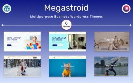 MegaStroid - İşletmeniz için Çok Amaçlı Set Temaları WordPress Teması