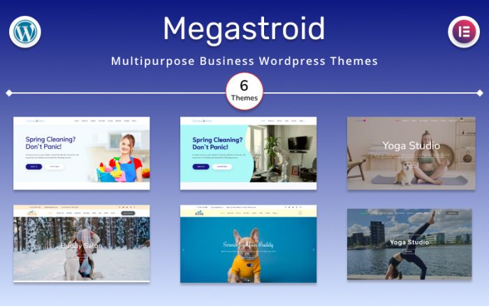 MegaStroid - İşletmeniz için Çok Amaçlı Set Temaları WordPress Teması