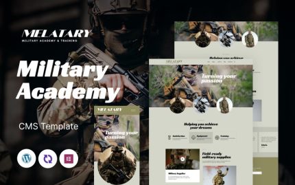 Melatary - Askeri Eğitim ve Akademi Çok Amaçlı Mobil Uyumlu WordPress Teması