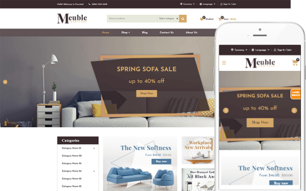 Meuble - Mobilya E-Ticaret WooCommerce Teması