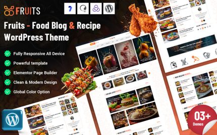 Meyveler - Yemek Blogu ve Tarif WordPress Teması