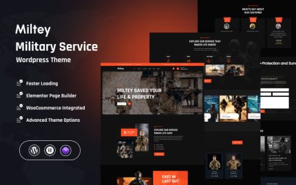 Miltey - Askerlik Hizmeti WordPress Teması