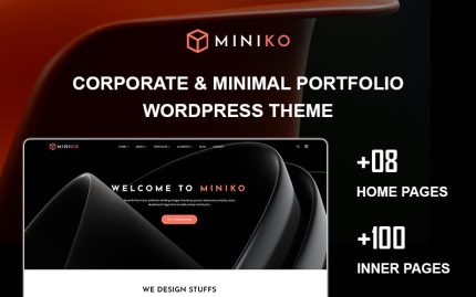 Miniko- Kurumsal ve Minimal Portföy WordPress Teması