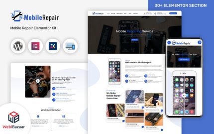 MobileRepair - Mobil Onarım ve Bilgisayar Hizmetleri WordPress Teması