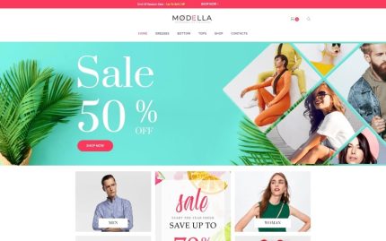 Modella - Moda Mağazası Modern Elementor WooCommerce Teması