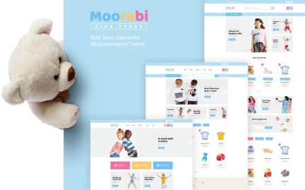 Moorabi - Modern Çocuk Mağazası WooCommerce Teması