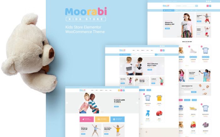Moorabi - Modern Çocuk Mağazası WooCommerce Teması