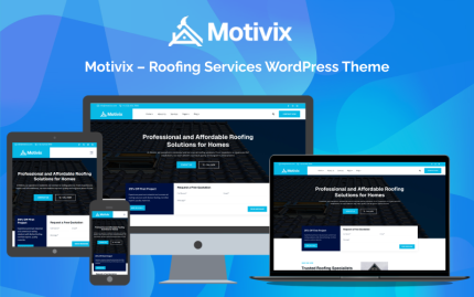 Motivix – Çatı Hizmetleri WordPress Teması