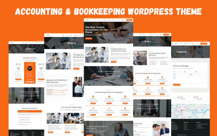 Muhasebe ve Defter Tutma WordPress Teması