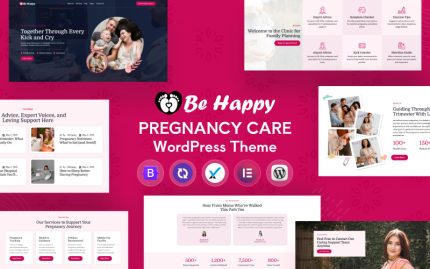 Mutlu Olun – Hamilelik Bakımı WordPress Teması