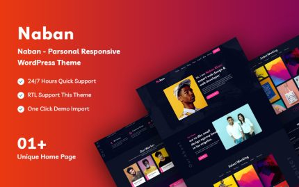 Naban - Kişisel Mobil Uyumlu WordPress Teması