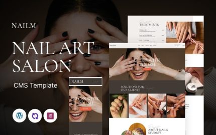 Nailm WordPress Teması: Benzersiz Bir Tırnak Sanatı Deneyimi