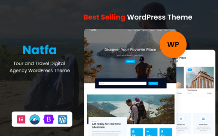 Natfa - Tur ve Seyahat Dijital Ajansı WordPress Teması