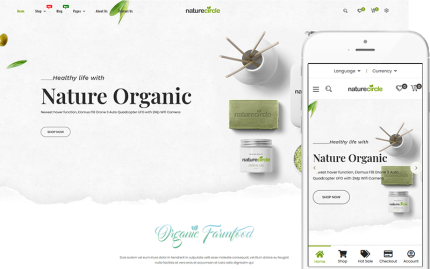 Nature Circle - Organik Gıda Çiftliği Woocommerce Teması