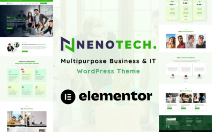 Nenotech - BT ve Çok Amaçlı İşletme WordPress Teması