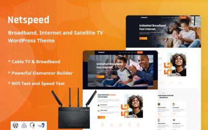 Netspeed - Geniş Bant, İnternet ve Uydu Mobil Uyumlu WordPress Teması