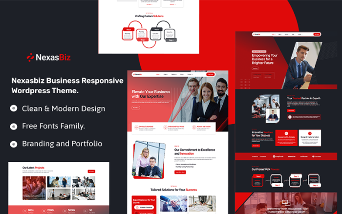 Nexasbiz İş Mobil Uyumlu WordPress Teması