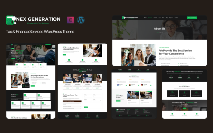 NexGen - Vergi ve Finans Hizmetleri WordPress Teması