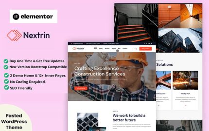 Nextrin - Bina ve İnşaat WordPress Teması