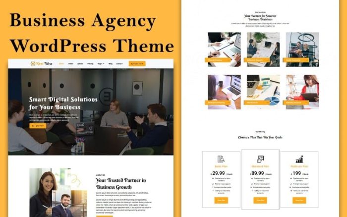 Nextwise - Yaratıcı İş Ajansı WordPress Teması