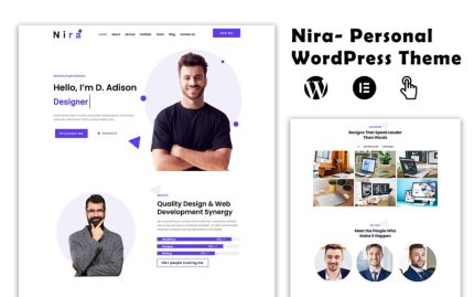 Nira – Kişisel Portföy WordPress Teması