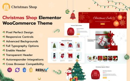 Noel Dükkanı - Modern WooCommerce E-Ticaret Teması