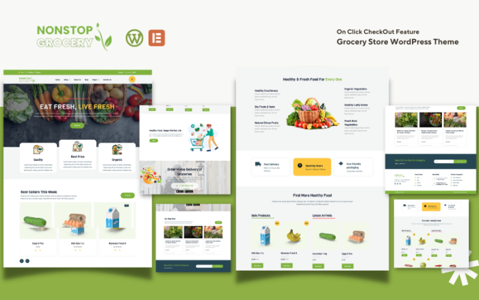 NonStop Bakkal - Tek Tıkla Organik Gıda E-Ticaret Teması