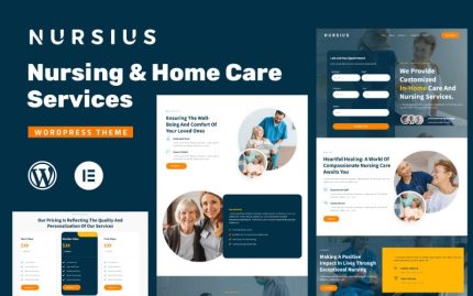 Nursius – Yaşlı Bakımı ve Özel Hemşirelik WordPress Teması