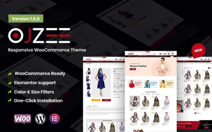 Ojzee - Mobil Uyumlu E-Ticaret WordPress Teması