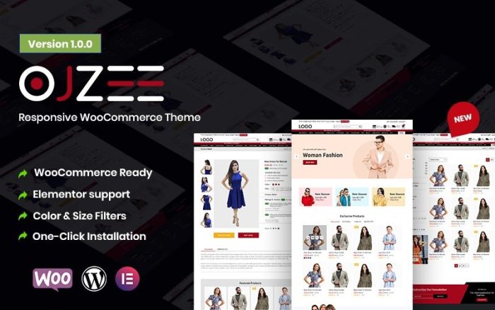Ojzee - Mobil Uyumlu E-Ticaret WordPress Teması